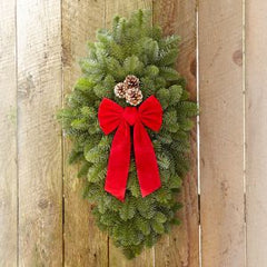 Noble Fir Door Swag (S4)